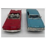 1/32" Scale 1958 Thunderbird and 1964 Galaxie