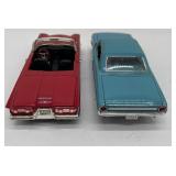 1/32" Scale 1958 Thunderbird and 1964 Galaxie