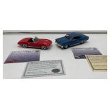 1/32" Scale 1965 Chevelle Malibu Super Sport and 1963 Corvette Stingray Convertible