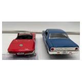 1/32" Scale 1965 Chevelle Malibu Super Sport and 1963 Corvette Stingray Convertible