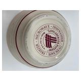 4 Longaberger Woven Traditions Red Nesting Mixing Bowls