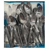 Vintage Mexicali Rose Stainless Steel Flatware