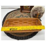 Rustic Decor LOT - Longaberger Breadbasket, Home Decor
