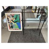 Metal Quilt Rack and Wall Hanging