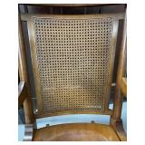 Maple and Wicker Rocking Chair