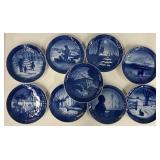 LOT of 11 Royal Copenhagen Dated Christmas Plates
