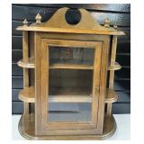 Small Vintage Wooden Curio