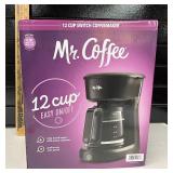 Mr. Coffee 12 Cup Easy On/Off Coffee Maker NIB