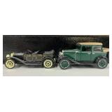 Two Vintage Diecast Cars 1929 Chevy Landau Sedan and 1911 Chevy Classic Six