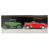 Two Vintage Diecast Cars - 1926 Chevy Superior V and 1941 Chevy Deluxe