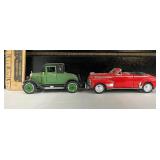Two Vintage Diecast Cars - 1926 Chevy Superior V and 1941 Chevy Deluxe