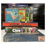 LOT of 10 Vintage Boardgames Clue, Scrabble and More