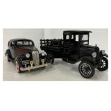 Two Vintage Diecast Cars 1923 Chevy 1 ton truck and 1936 Chevrolet Standard Town Car