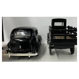 Two Vintage Diecast Cars 1923 Chevy 1 ton truck and 1936 Chevrolet Standard Town Car