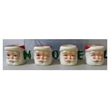 Vintage Santa "Noel" Handle Mugs with Original Box made in Japan