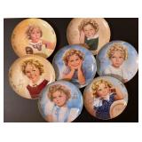Shirley Temple Collectors Plate Lot of 7
