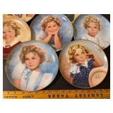 Shirley Temple Collectors Plate Lot of 7