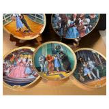 Wizard of Oz Collectible Plates Lot of 5