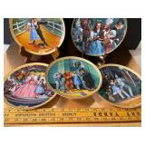 Wizard of Oz Collectible Plates Lot of 5