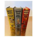 Walt Disney The Better Little Book Lot of 3 Donald Duck and Mickey Mouse