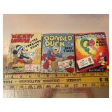 Walt Disney The Better Little Book Lot of 3 Donald Duck and Mickey Mouse