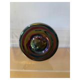 Mosser Glass Owl Carnival Glass 4" Marked