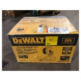 DEWALT 20V MAX Cordless 7-1/4 in. Sliding Miter Saw with (1) 20V Battery 4.0Ah Customer Returns See Pictures