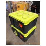 Lot of RYOBI LINK 2-Drawer Modular Tool BoxCustomer Returns See Pictures