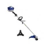 WILD BADGER POWER 26 cc 2-Stroke 2-in-1 Gas Full Crank Straight Shaft Grass Trimmer with Brush Cutter Blade and Bonus Harness Customer Returns See Pictures