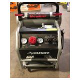 Husky 4.5 Gal. 175 PSI Portable Electric Quiet Air Compressor   Customer Returns See Pictures