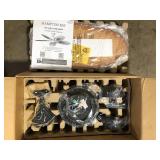 Hampton Bay Lillycrest 52 in. Indoor/Outdoor Aged Bronze Ceiling Fan with Downrod and Reversible Motor; Light Kit Adaptable Customer Returns See Pictures