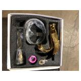 BWE Swan Single Hole Single-Handle Bathroom Faucet And Pop Up Drain & Overflow Cover in Gold   Customer Returns See Pictures