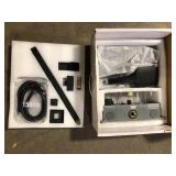 ELLO&ALLO 2-Handle 2- -Spray of Rain Shower Faucet and HandShower Combo Kit with Rectangle Shower Head in Black (Valve Included)    Customer Returns See Pictures