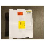 ELLO&ALLO 2-Handle 2- -Spray of Rain Shower Faucet and HandShower Combo Kit with Rectangle Shower Head in Black (Valve Included)    Customer Returns See Pictures