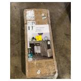 SAUDER Beginnings 46.811 in. Silver Sycamore Engineered Wood Computer Desk    Customer Returns See Pictures