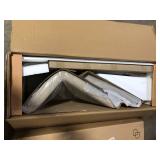 Lot of Nathan James Gracie 29 in. Modern Bar Height Stool with Natural Flax Cushion Seat and Brushed Wood Legs Natural Flax/Brown Customer Returns See Pictures