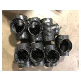 Lot of Advanced Drainage Systems 6 in. Singlewall Snap Tee Customer Returns See Pictures