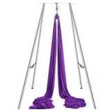 VEVOR Aerial Yoga Frame and Yoga Hammock 9.67 ft. H Professional Yoga Swing Stand Comes with 13.1 Yards Aerial Hammock Customer Returns See Pictures
