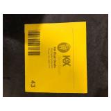 Metro 26 in. Gold Backless Stool in White by OSP Home Furnishings Customer Returns See Pictures