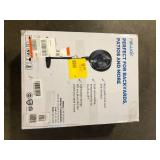 NewAir 18 in. 3-Speed Wide-Angle Oscillating Outdoor Misting Fan and Pedestal Fan for Cool Down 500 sq. ft. - Black   Customer Returns See Pictures