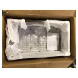 HOROW 32 in. 16-Gauge Undermount Single Bowl Stainless Steel Kitchen Sink with Bottom Grid, Basket Strainer, Cutout Template   Customer Returns See Pictures