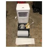 Vissani 5,000 BTU 115-Volt Portable Air Conditioner for 150 sq. ft. Rooms with Dehumidifier and Remote in White  Customer Returns See Pictures