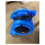 B-Air 1/4 HP Air Mover Blower Fan for Water Damage Restoration Carpet Dryer Floor Home and Plumbing Use in Blue  Customer Returns See Pictures