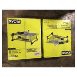 Lot of RYOBI 4.8 -Amps 7 in. Blade Corded Tabletop Wet Tile Saw   Customer Returns See Pictures