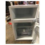 Vissani 3.1 cu. ft. 2-Door Mini Refrigerator in White With Freezer   Customer Returns See Pictures