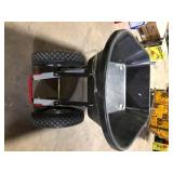 Husky 6 cu. ft. Poly Dual FF Wheelbarrow    Customer Returns See Pictures