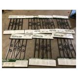 Lot of Grisham 24 in. x 36 in. Spear Point Window Bar Guard Customer Returns See Pictures