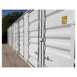40HC Shipping Container, single trip, multiple side doors