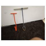 Lot of 2 Manual Post Hole Diggers