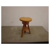 Vintage Wooden Adjustable Stool